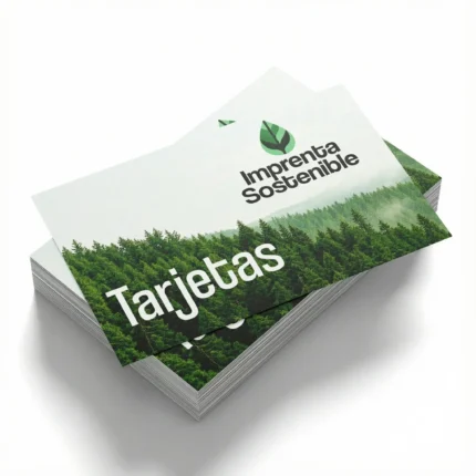 Tarjetas de empresa personalizadas impresas a doble cara en papel profesional