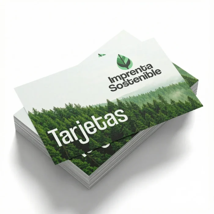 Tarjetas de empresa personalizadas impresas a doble cara en papel profesional