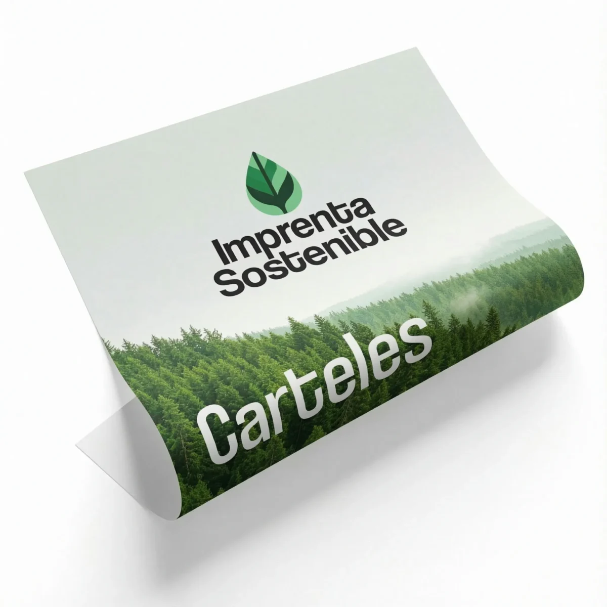 Cartel impreso en papel para promociones y eventos