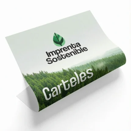 Cartel impreso en papel para promociones y eventos