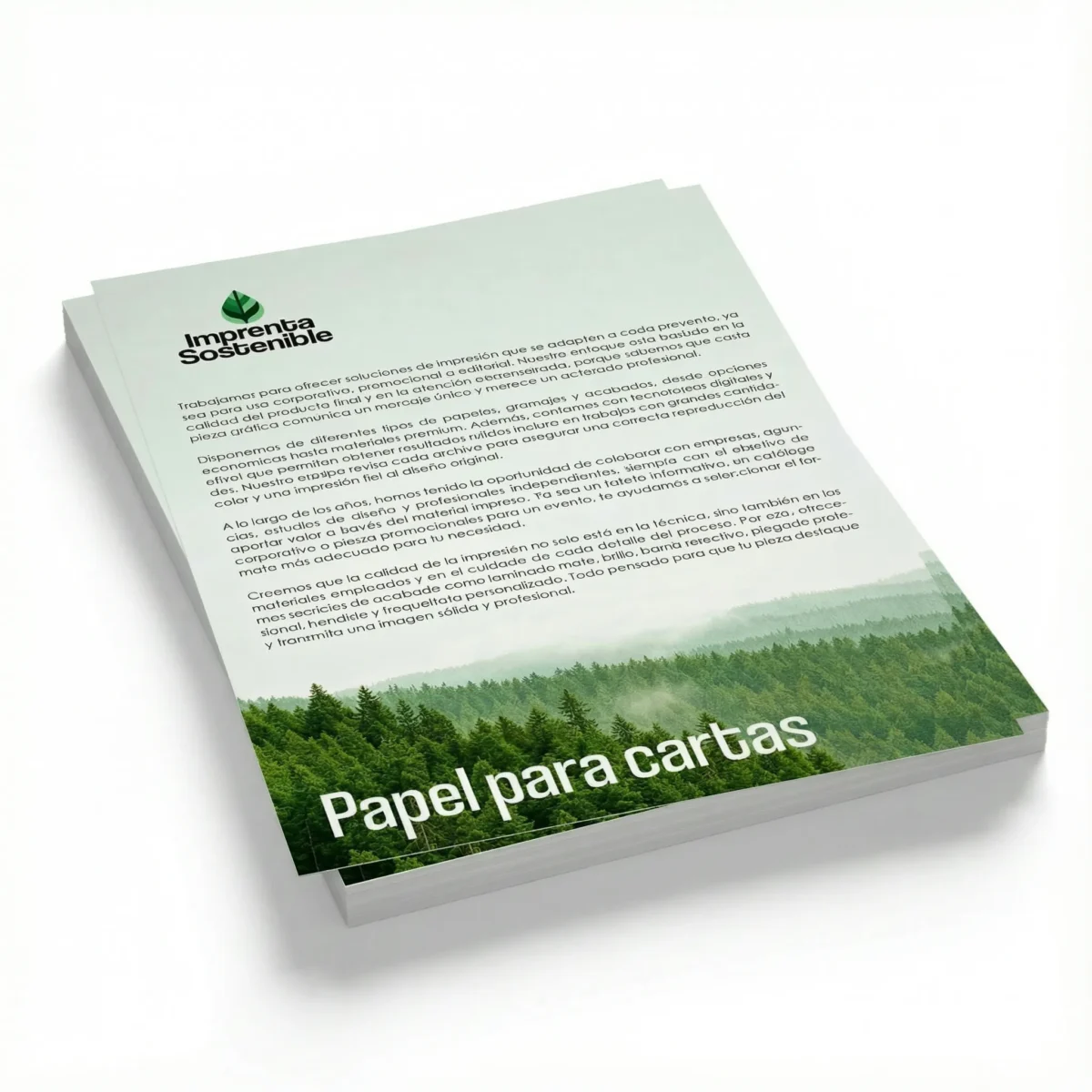 Papel de cartas para uso en oficinas e impresoras