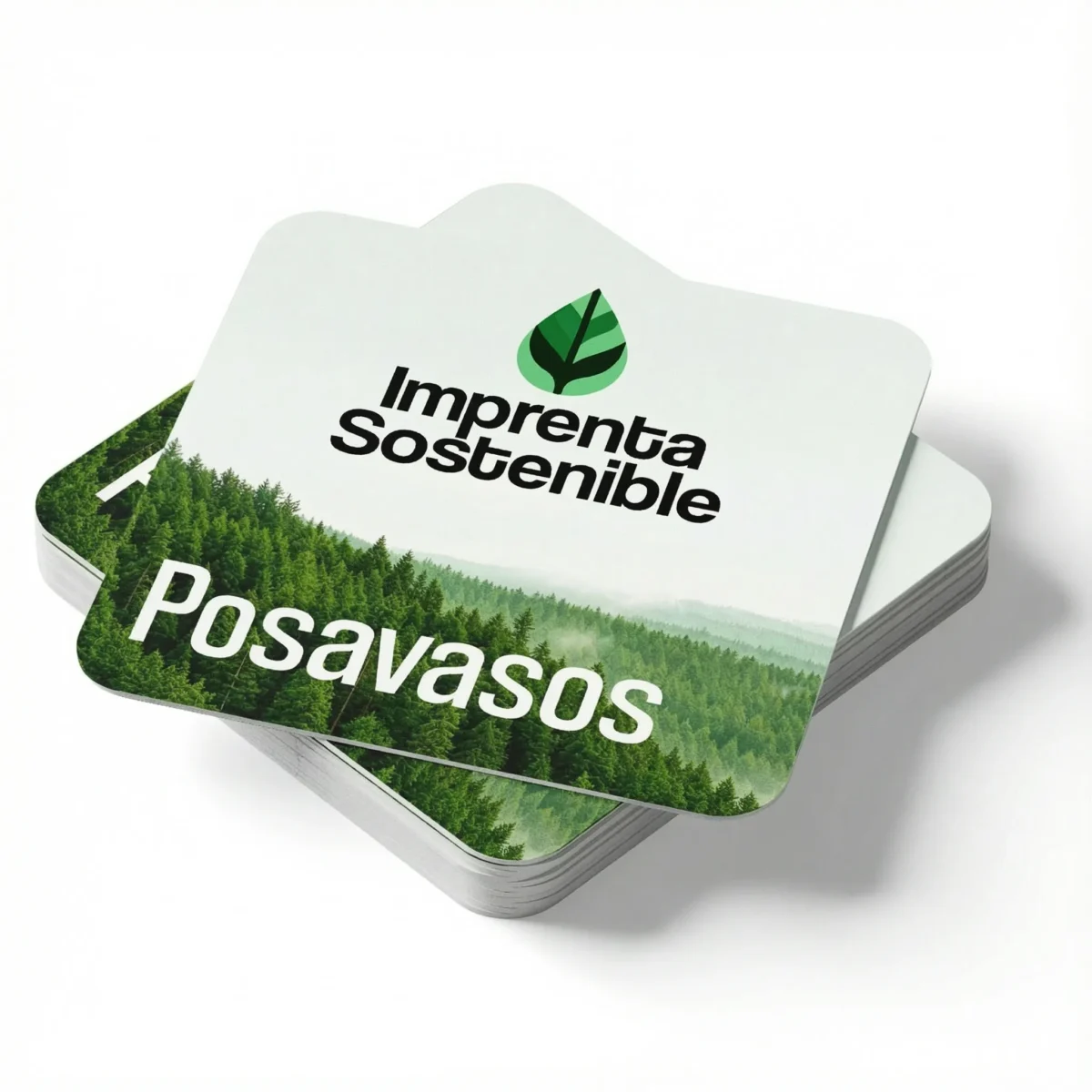 Posavasos cuadrados y redondos para hostelería y eventos