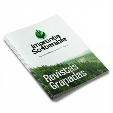 Revistas grapadas para grandes tiradas