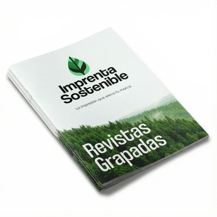 Revistas grapadas para grandes tiradas