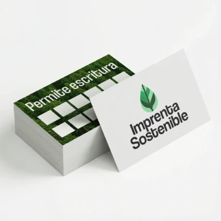 Tarjetas papel offset que permiten la escritura