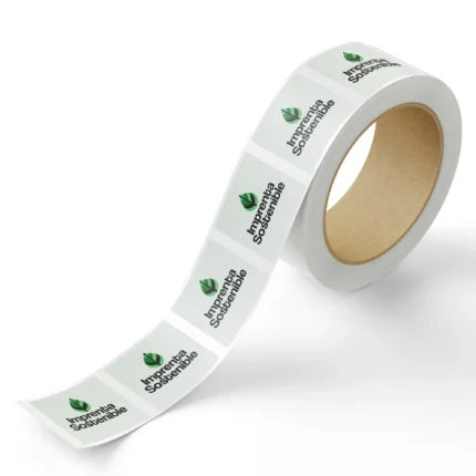 Etiquetas en rollo de aplicación automática y manual