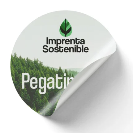 Pegatinas personalizables impresas en papel o PVC