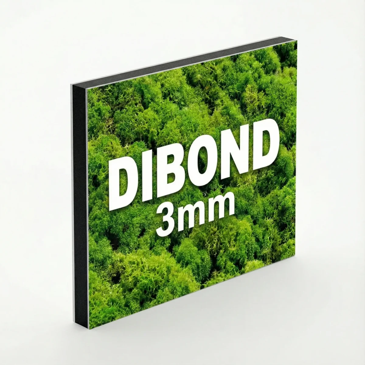 Ejemplo de un Dibond impreso para cartelería exterior