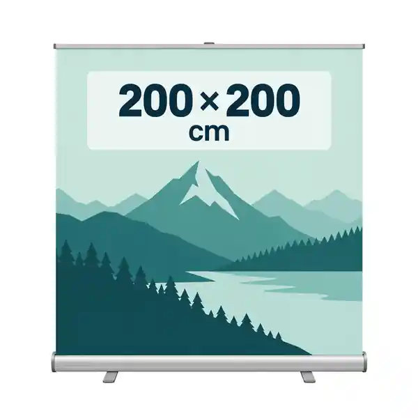200 × 200 cm